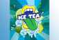 Preview: Big Mouth Ice Tea Aroma Zitronen / Limetten Eistee