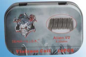 Alien V2 Clapton E-Zigaretten Coil Damon Killer 0,25 Ohm