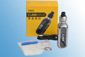 OBS Cube 80W MTL E-Zigaretten Set + Engine Selbstwickler