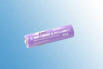 Dampf Shop - Efest 18650 Akku IMR 2500 mAh Violett mit Nuppel