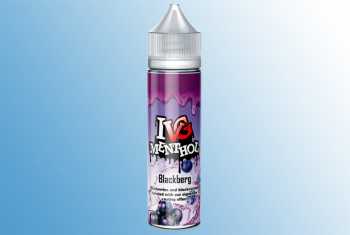 Blackberg - I VG Menthol Liquid 60ml Mix aus schwarzen Johannisbeeren und Heidelbeeren mit Menthol Kick