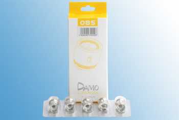 5 x OBS Damo M2 Cotton Ezigaretten ErsatzCoil