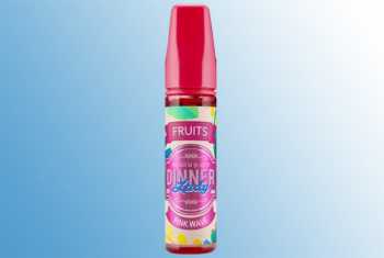 Pink Wave Dinner Lady Liquid 60ml frische Erdbeeren verfeinert mit Kokosnuss und Zitrone