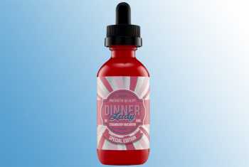 Strawberry Macaroon Dinner Lady 60ml Liquid süßer Erdbeerkuchen mit Sahne, Mandeln und Kokos