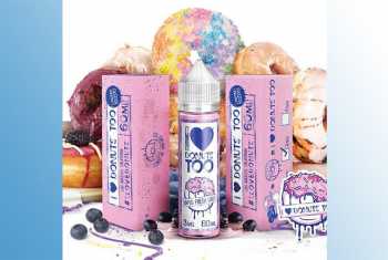 I Love Donuts Too - Mad Hatter 60ml Liquid frische Blaubeer Donuts