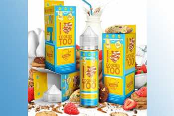 I Love Cookies Too - Mad Hatter 60ml Liquid Cookies und Milch mit einem Schuss Erdbeeren und Karamell