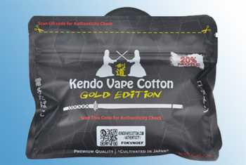 Kendo Vape Cotton Gold Edition