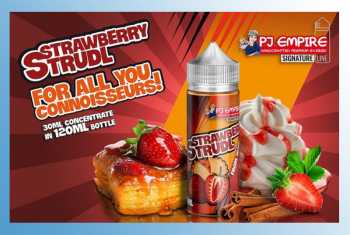 Strawberry Strudl PJ Empire Shake & Vape 30ml / 60ml frisch gebackener Erdbeerstrudel mit Zimt