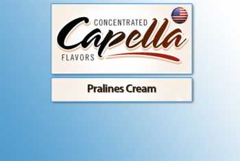 Capella - Pralines Cream Aroma Vanille, Schoko und Nüsse