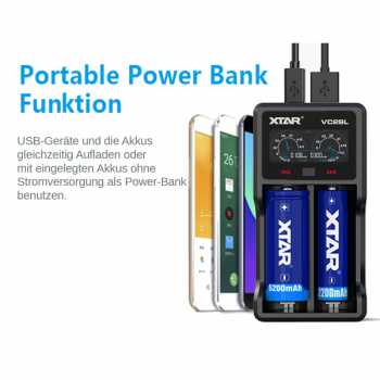 Xtar VC2SL Ladegerät Powerbank