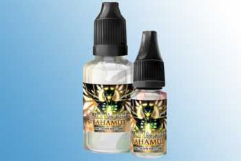 Bahamut - pour e-liquide Aroma Pfirsich und Kiwi treffen auf Pfefferminztee