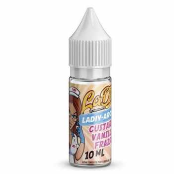 Custard Vanille Fraise LADiy Aroma 10ml leckere Vanille Sahne Pudding mit süßen Erdbeeren