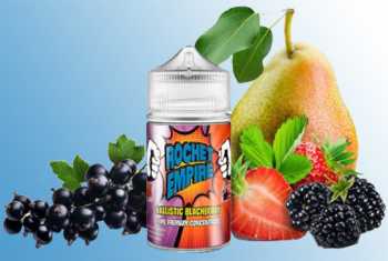 Ballistic Blackberry - Rocket Empire Aroma fruchtige Süßigkeit aus schwarzen Johannisbeeren, Brombeeren und Birnen