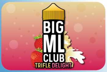 Trifle Delight Big ML Club 120ml Liquid englische Süßspeise Trifle aus Erdbeeren und Sahne