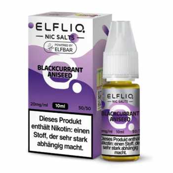 Blackcurrant Aniseed ELFLIQ Nikotinsalz Liquid 10ml (schwarze Johannisbeere mit einem Hauch Anis)