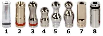 Chrome Drip Tip: Cylinder Vase Calabash Flat