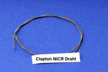 DIY Selbstwickeln - Clapton NICR Draht 30cm