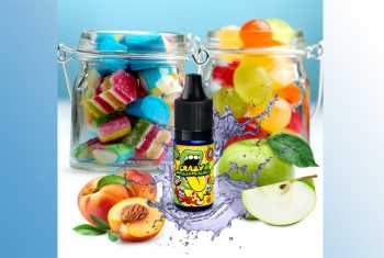 BigMouth Crazy Apples and Peaches Aroma süße Apfel und Pfirsich Bonbons