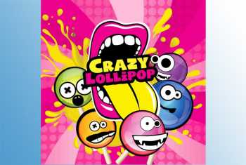 Big Mouth Crazy Lollipop Aroma Fruchtlutscher mit verschiedenen Beeren