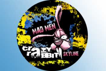 MAD MEN Crazy Rabbit Skyline Liquid 30ml Mix aus Pfirsich und Ananas mit Menthol Kick