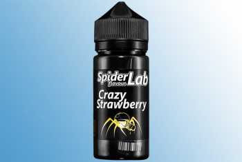 CRAZY STRAWBERRY Aroma - Spider Lab sonnengereifte Erdbeeren schwimmen in einer cremigen Vanillesoße