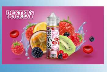 Blood Pressure Last Shot - Dexter‘s Juice Lab Liquid 60ml Fruchtmix Liquid aus Kiwi, Beeren, Passionsfrucht und Zitrone