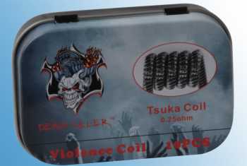 10 x Tuska Coil Damon Killer 0,25 Ohm