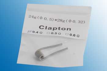 10 x Clapton Coil Fertigwicklung 0,4 / 0,5 oder 0,6 Ohm