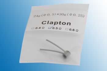 10 x Clapton Coil Fertigwicklung 0,4 / 0,5 oder 0,6 Ohm