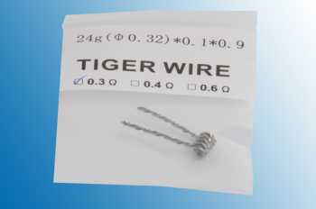 10 x Tiger Wire Fertigwicklung 0,3 / 0,4 oder 0,5 Ohm