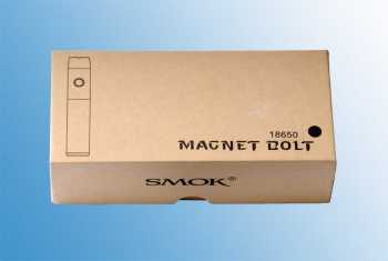 Dampf Shop - Magnet Bolt Akkuträger Smoktech Schwarz Silber