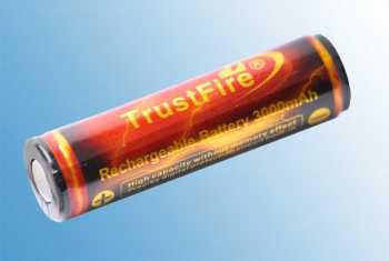 Trustfire 18650 Akku 3000mah protected ohne Nuppel