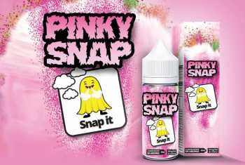 Pinky Snap - Snap It Liquid 60ml Zuckerwatte mit Vanille, Erdbeer und Himbeer Geschmack