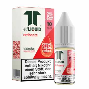 Erdbeere Elf-Liquid Nikotinsalz Liquid 10ml