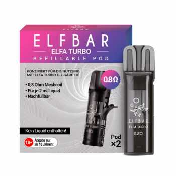 Elfbar Elfa Turbo Leer-Pod (1 Packung / 2 Stück)