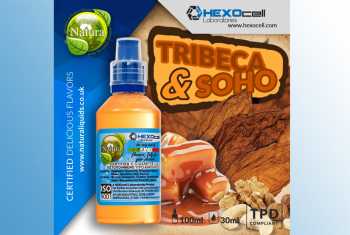 Tribeca & Soho – Hexocell Liquid 30ml Tabak trifft auf Karamell & Nüsse