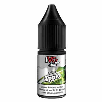 Sour Green Apple IVG Nikotinsalz Liquid 10ml (süß säuerlicher Apfel Geschmack)