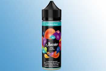 Cool Berry Burst Juccier Vape UK Liquid 60ml Erdbeeren, Blaubeeren und Himbeeren treffen auf Minze