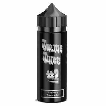 Julius Juice #2 BiB 10ml Aroma + 120ml Chubby Liquidflasche süße Blaubeeren verfeinert mit einem Schuss Granatapfel