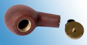 Dampf Shop - E-Pfeife Korpus aus Edelholz - King E-Pipe