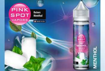 Menthol - Pink Spot Liquid 60ml Menthol Kaugummis