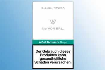 2 x My. VON ERL Liquidpods - Tabak trifft auf Menthol