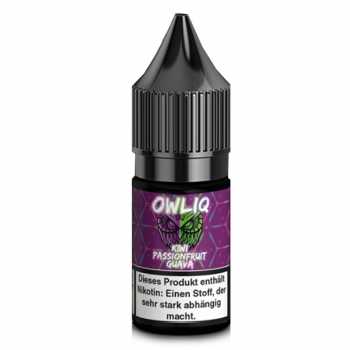 Kiwi Passionfruit Guava OWL Nikotinsalz Liquid 10ml (Fruchtmix Kiwi, Passionsfrucht und Guave)