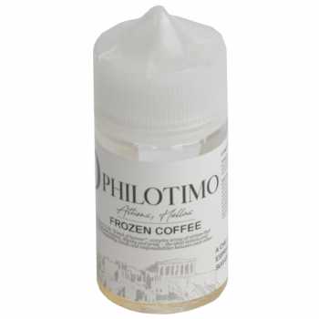 Frozen Coffee Philotimo Aroma 30ml / 60ml Ein gekühlter dunkel gerösteter Espresso mit braunem Zucker und Liebe