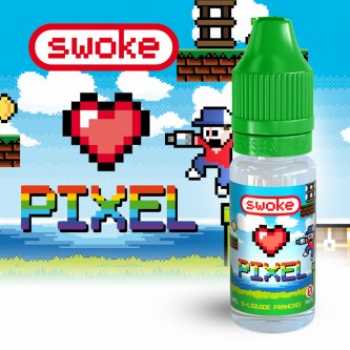 Pixel Swoke 10ml Liquid Fruchtmix aus Kiwi, Guave, Drachenfrucht und Erdbeeren