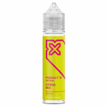 Citrus Mix Pod Salt X Aroma 20ml / 60ml Citrus Mix aus Grapefruit und Limetten verfeinert mit süßen Himbeeren