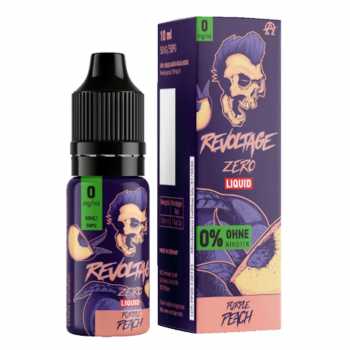 Purple Peach Revoltage Hybrid-Nikotinsalz Liquid 10ml (Pfirsich Geschmack mit kühler Note)