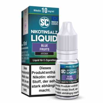 Blue Fruits SC Nikotinsalz Liquid 10ml 20mg Geschmack von Blaubeeren