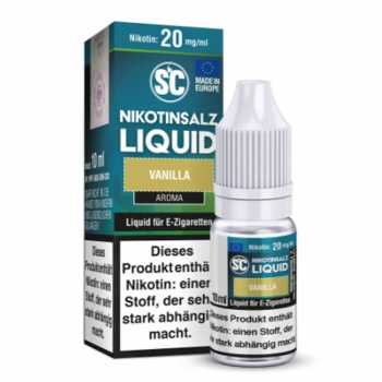 Vanilla SC Nikotinsalz Liquid 10ml 20mg Geschmack von Vanille