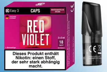 2 x Red Violet Amarena Kirsche - SC Easy 3 Caps Amarena Kirsche